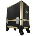 Tz Case TZ Case AB-111T GBD Wheeled Beauty Organizer  Gold Black Dot AB-111T GBD